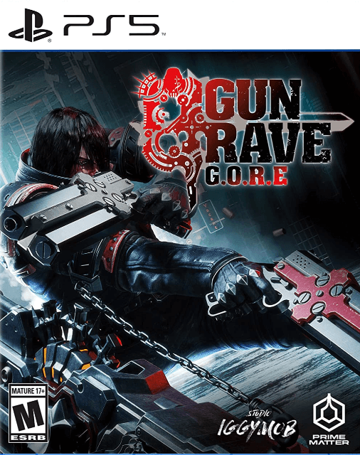 Gungrave Gore box art for Playstation 5